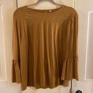 Crushed velvet shirt